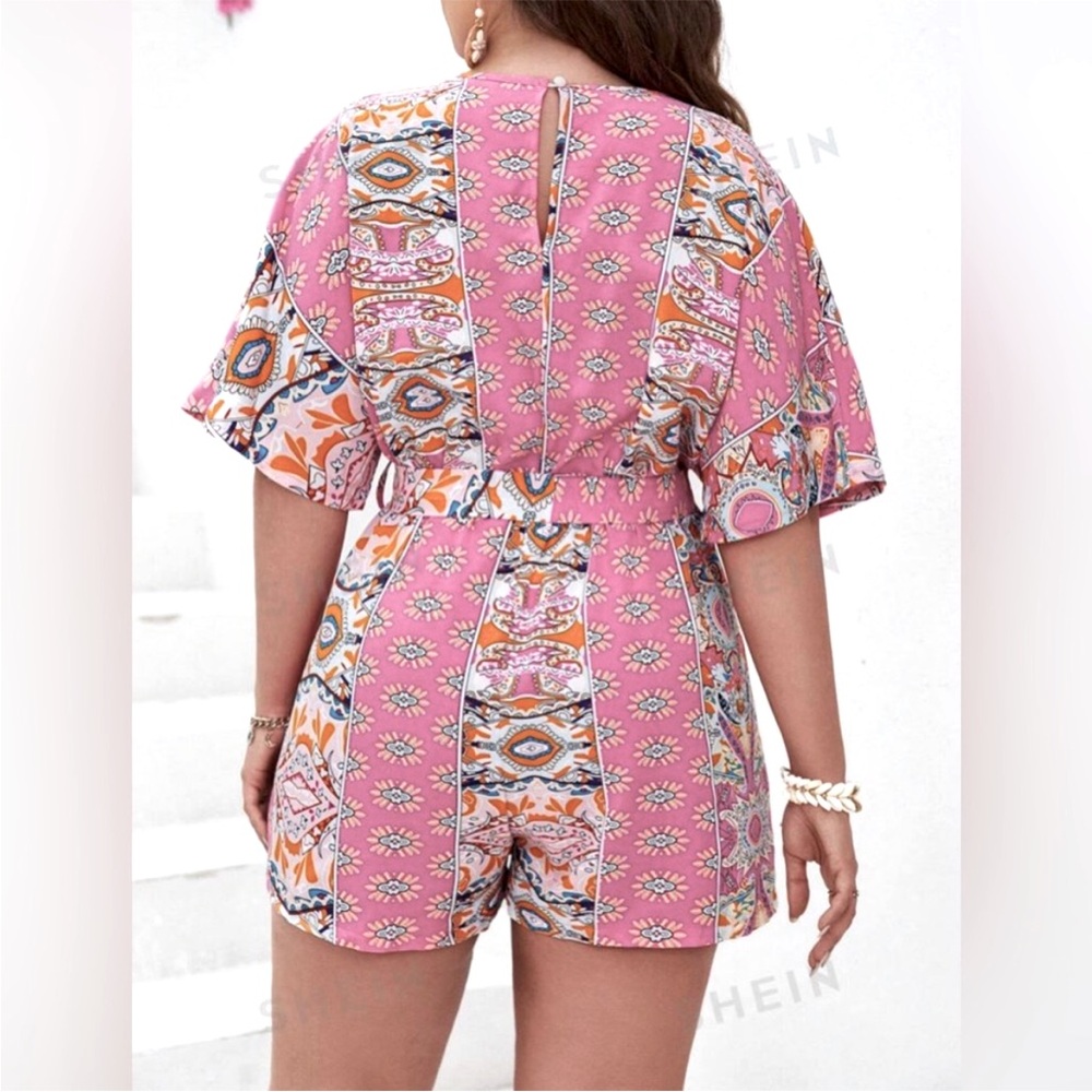 SHEIN tropical romper, EUC - Picture 2 of 3